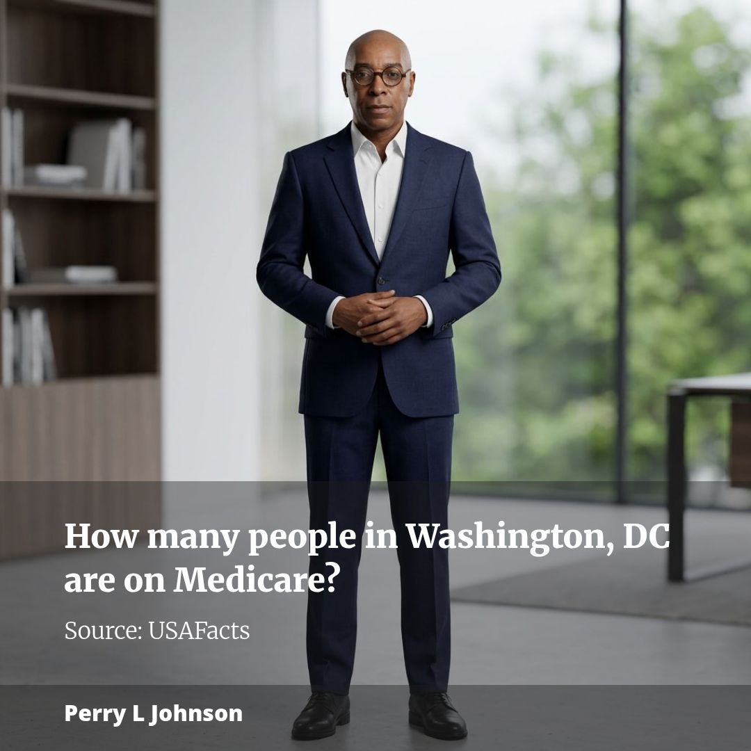 How many people in Washington, DC are on Medicare?